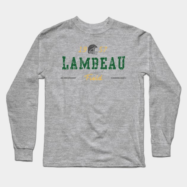 Lambeau Field Long Sleeve T-Shirt by HomePlateCreative